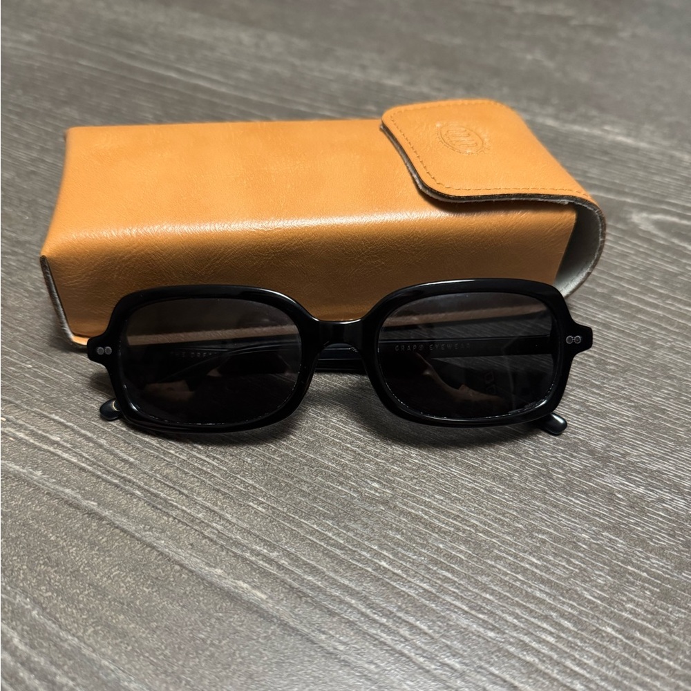 Crap Eyewear "The Dream Casette" Sunglasses in Black Bio / Polarized Grey Unisex